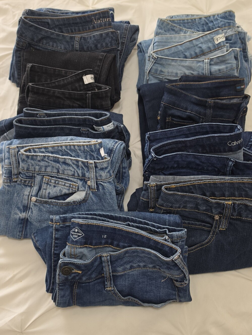 Women's Lot Of 11 JEANS for Resale